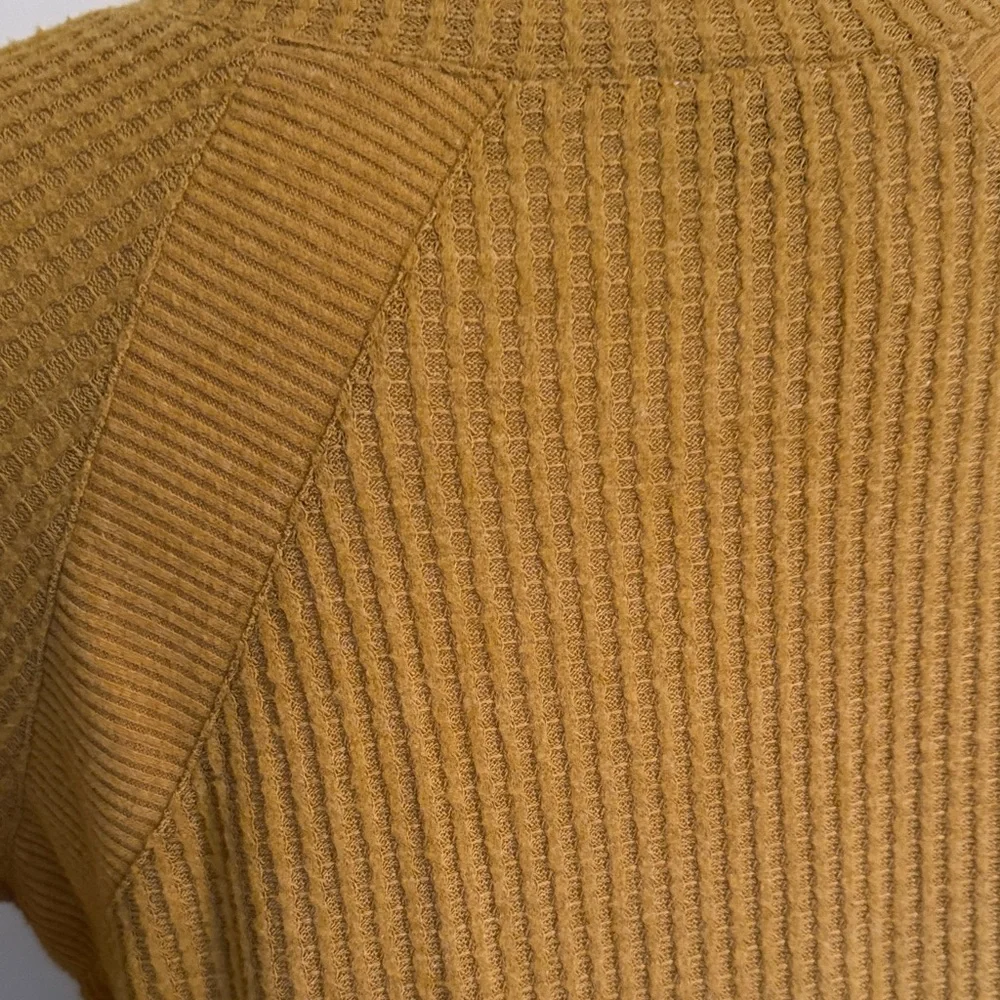 Mustard V-Neck Sweater - Picture 4 of 4